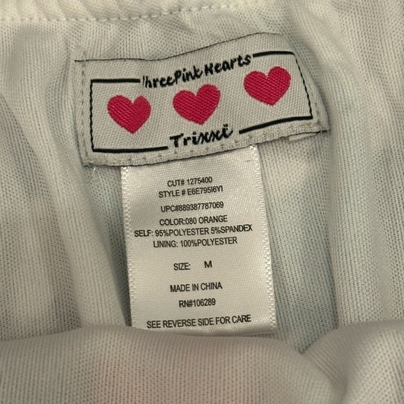 Three Pink Hearts Mini Dress - Picture 3 of 5